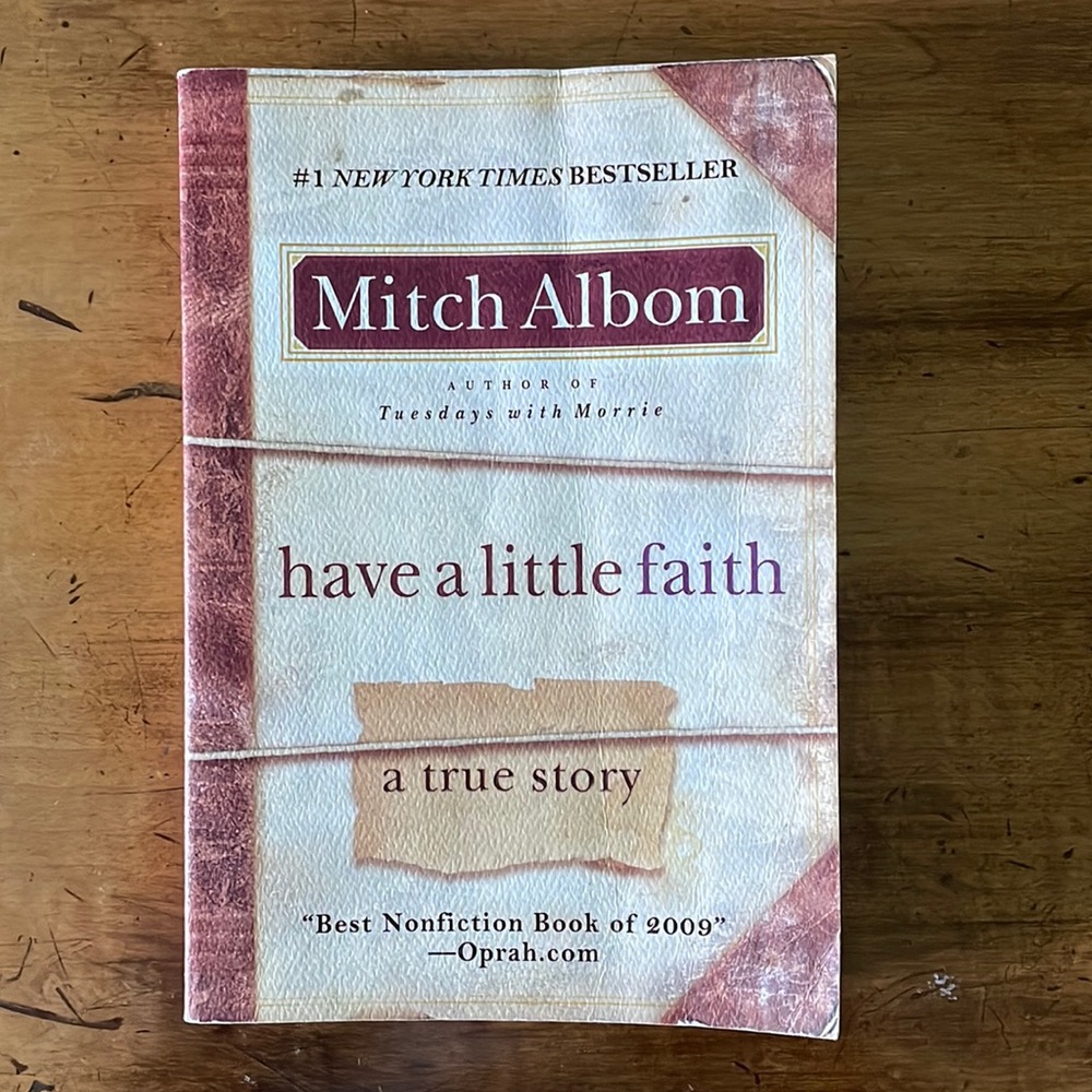 ✨3/$15✨ have a little faith by Mitch Albom (a true story)